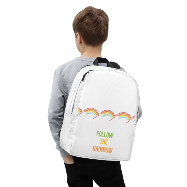 Minimalistischer Rucksack “Regenbogen”